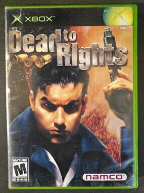 NAMCO Dead to Rights Microsoft Xbox NTSC-U/C M 2002 Manual Included